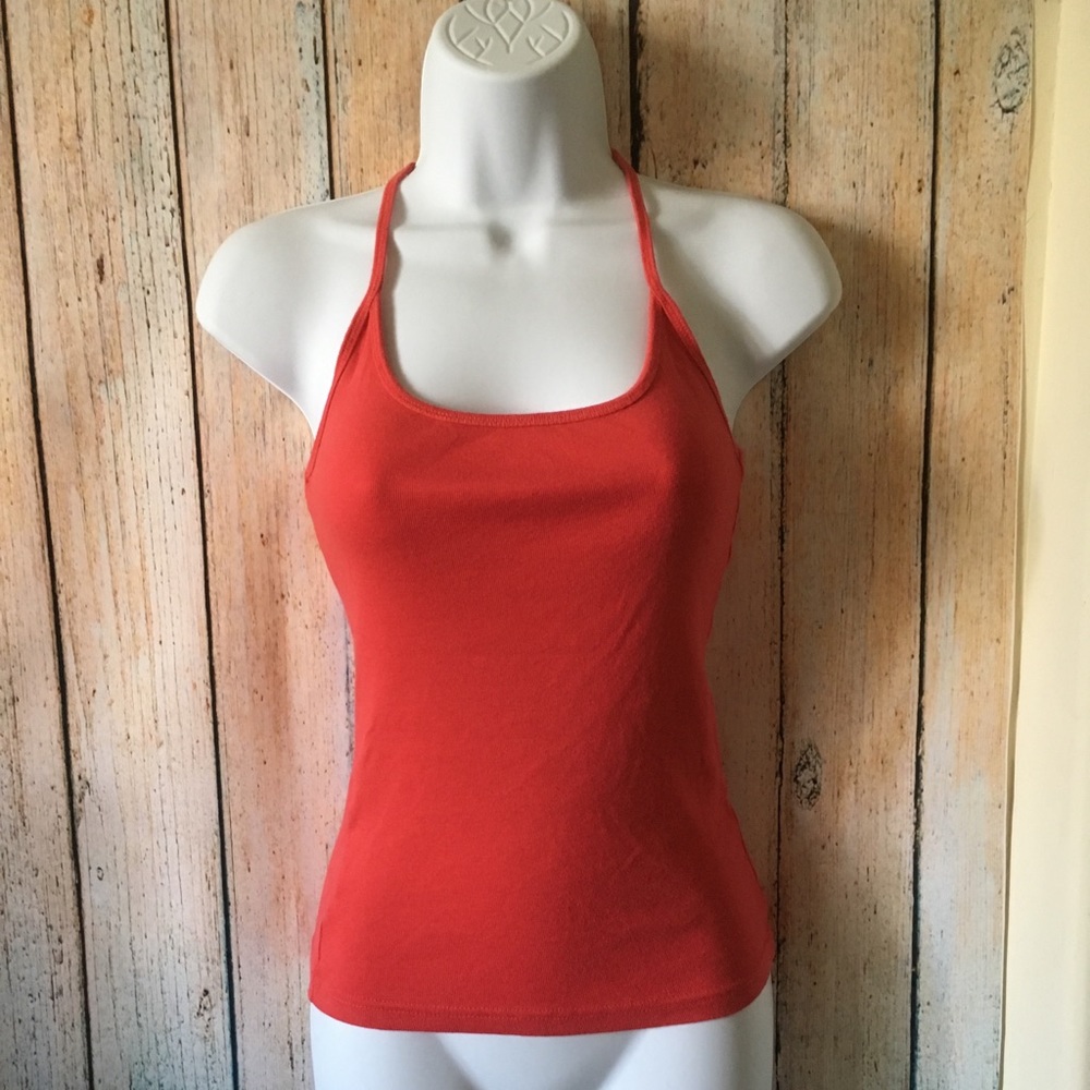 Tank Top Racer Back Red T-Shirt